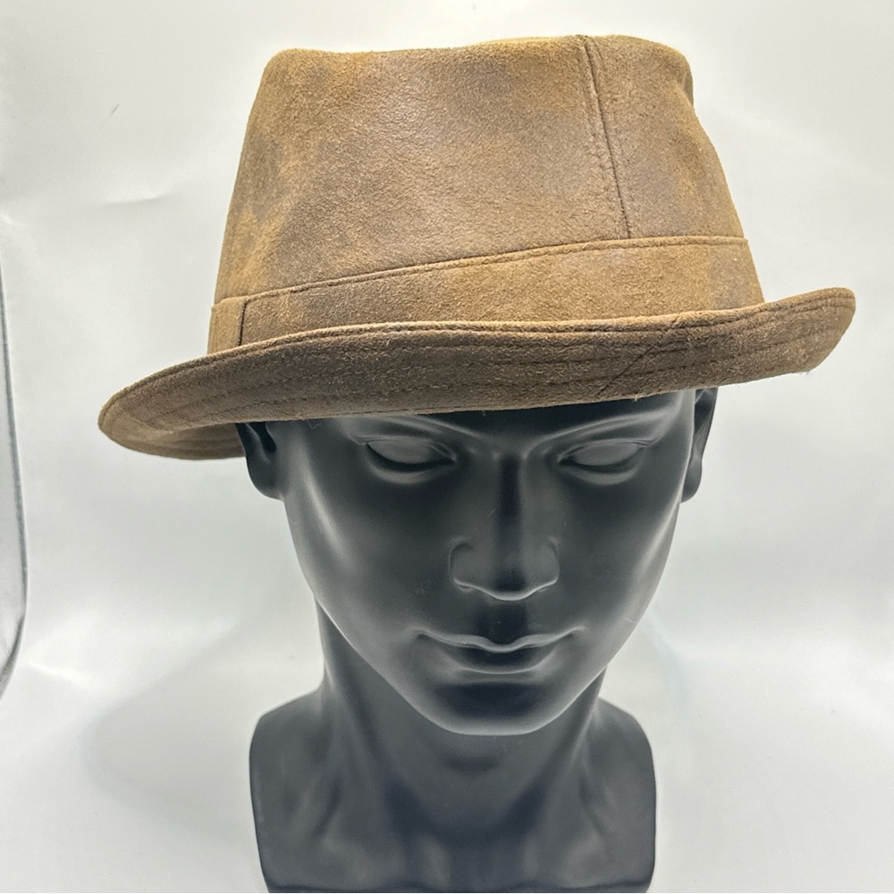 Unisex Tan Fedora Hat, Henshcel Hat Co Medium